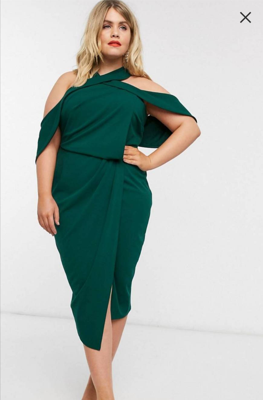 Social Vestido midi ajustado