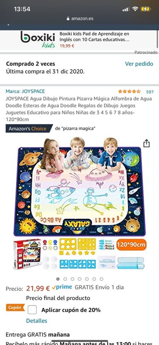 Productos Alfombra para dibujar mágica 