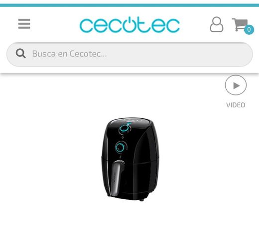 Cecofry Compact Rapid Moon Freidora sin Aceite Cecotec