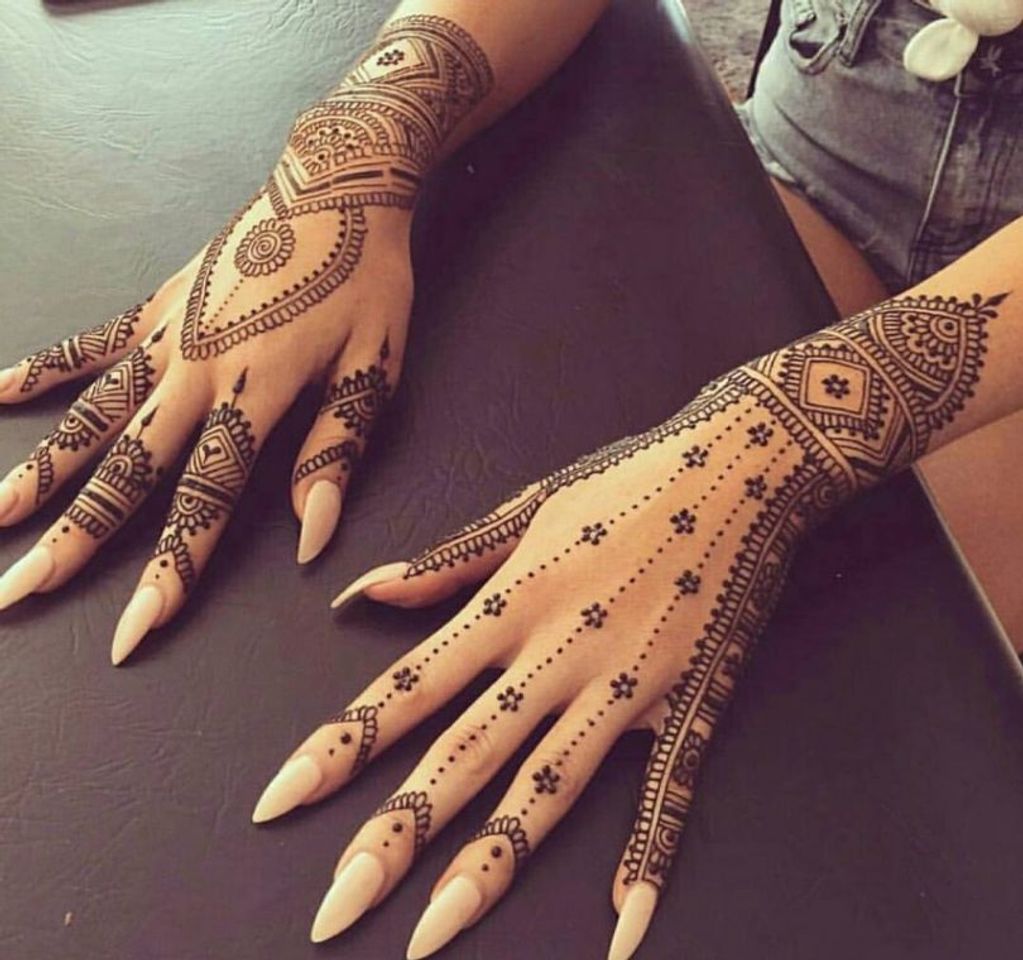 Fashion Tatuagem para mão