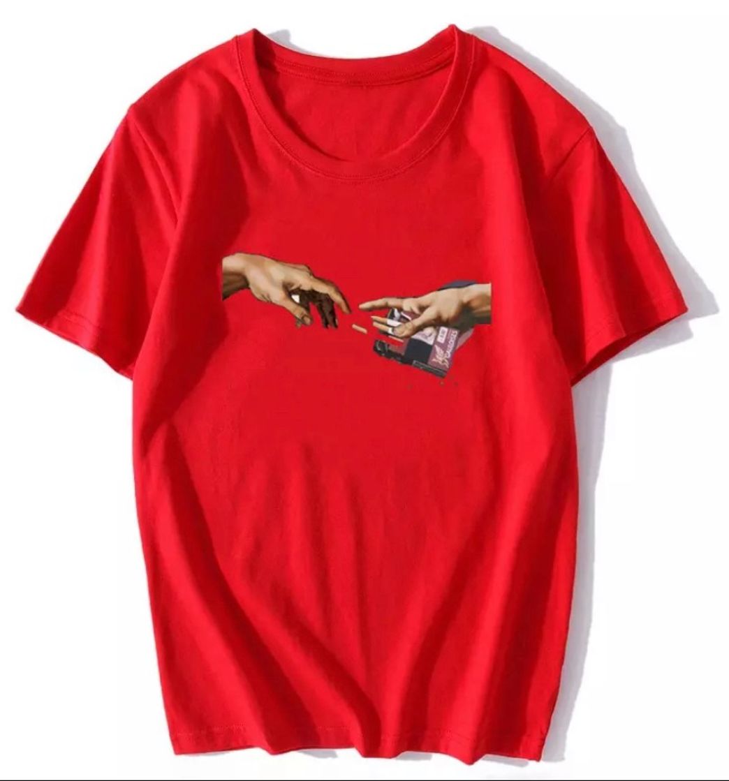 Social Camiseta roja intensita