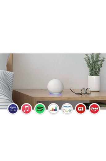 Novo Echo Dot (4ª Geração): Smart Speaker com Alexa - Cor Br