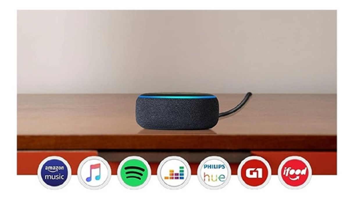 Fashion 
Echo Dot (3ª Geração): Smart Speaker com Alexa - Cor Preta