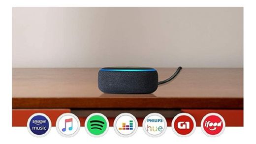 
Echo Dot (3ª Geração): Smart Speaker com Alexa - Cor Preta
