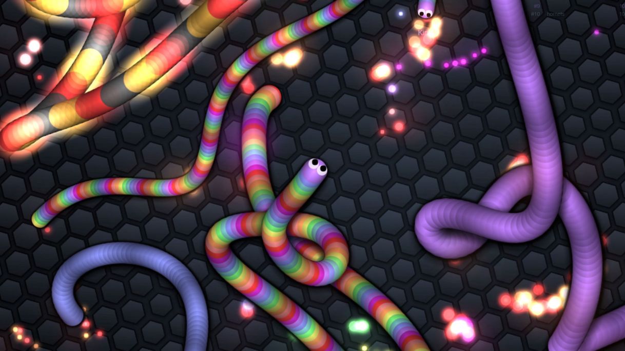 Videogames slither.io