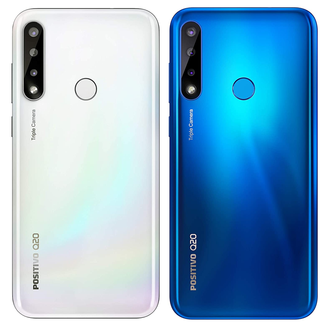 Social Smartphone Positivo Q20 128GB Android™ 10 Câmeras 13MP