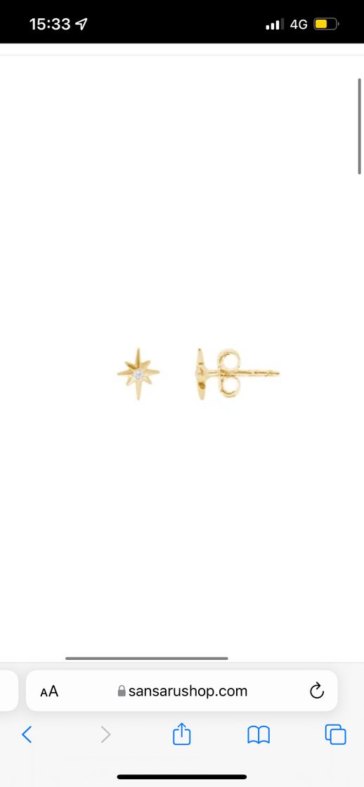 Fashion sansa gold earrings