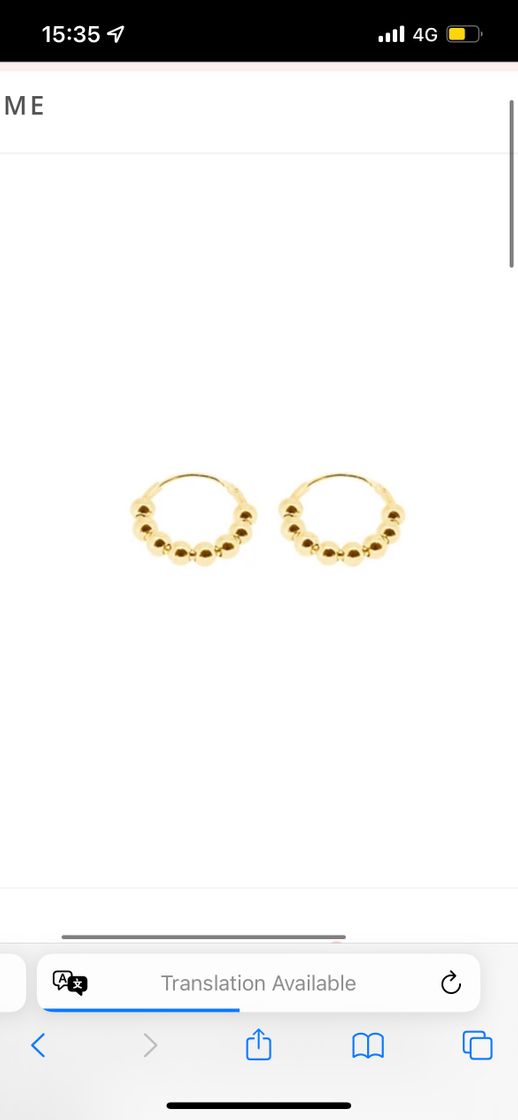 Fashion gend gold earrings