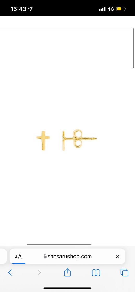 Fashion ecta gold earrings