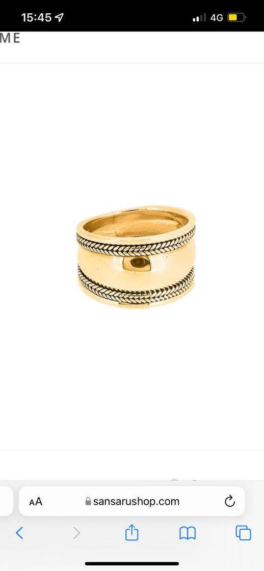 Fashion chandi gold ring