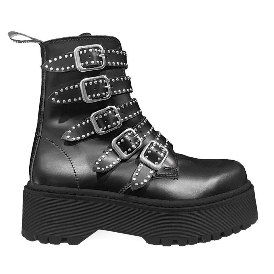 Fashion botines colorado tachas