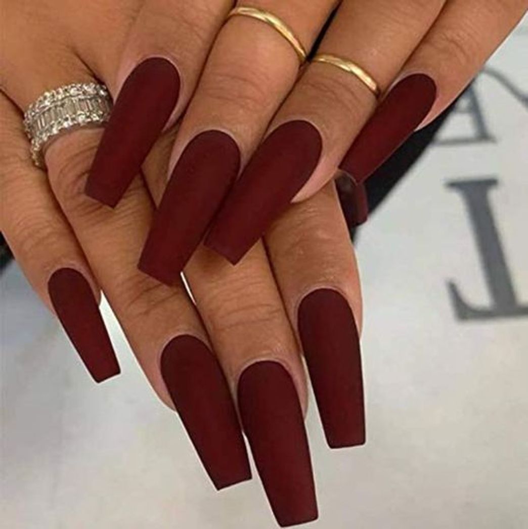 Belleza Brishow Uñas postizas largas Bailarina mate Acrílico Prensa en uñas Cubierta completa