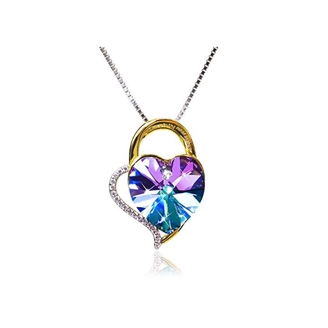 Social Lekani Regalos para San Valentin, Collares Mujer Plata Colgante Amor por Siempre