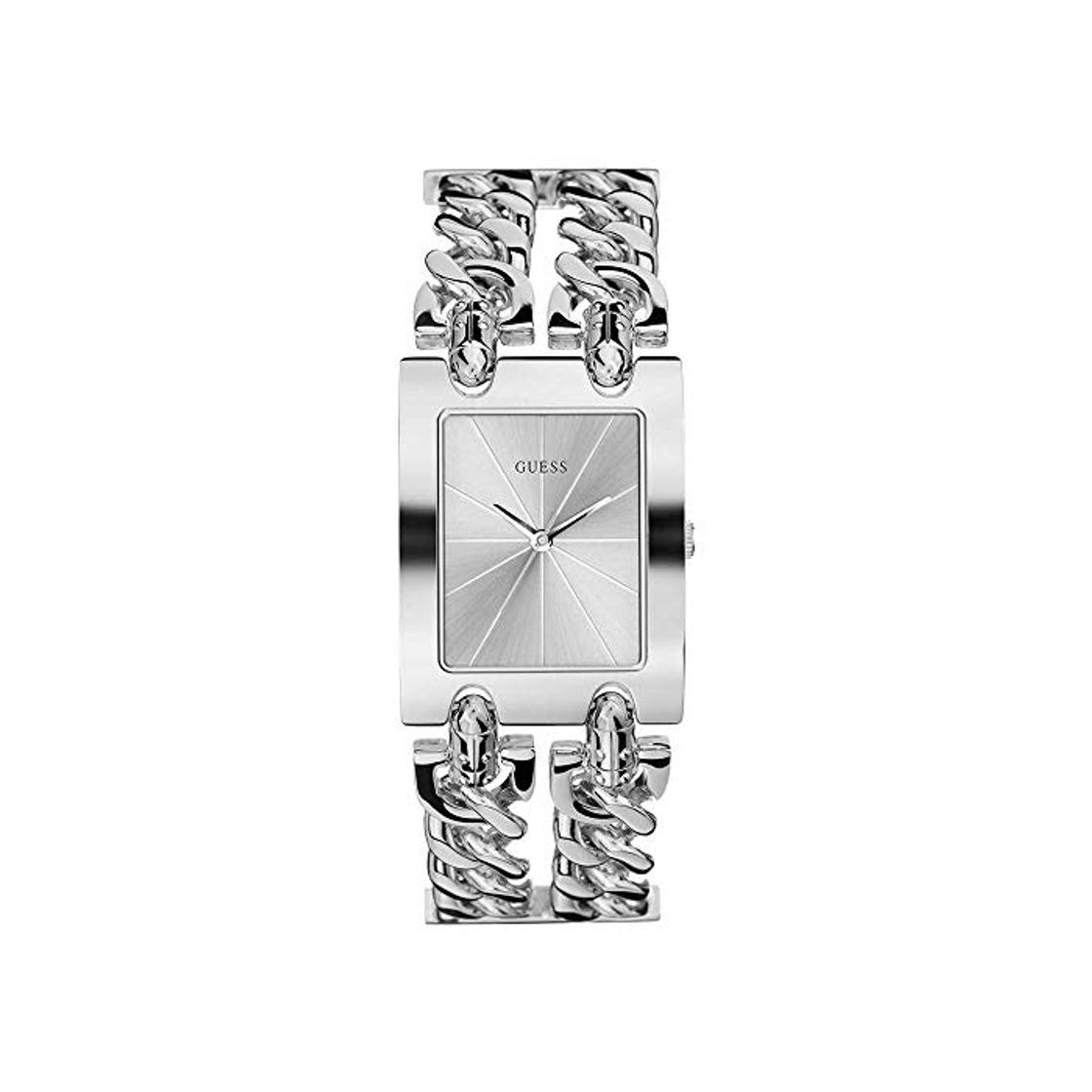 Moda GUESS Reloj Analógico para Mujer de Cuarzo con Correa en Acero Inoxidable W1117L1