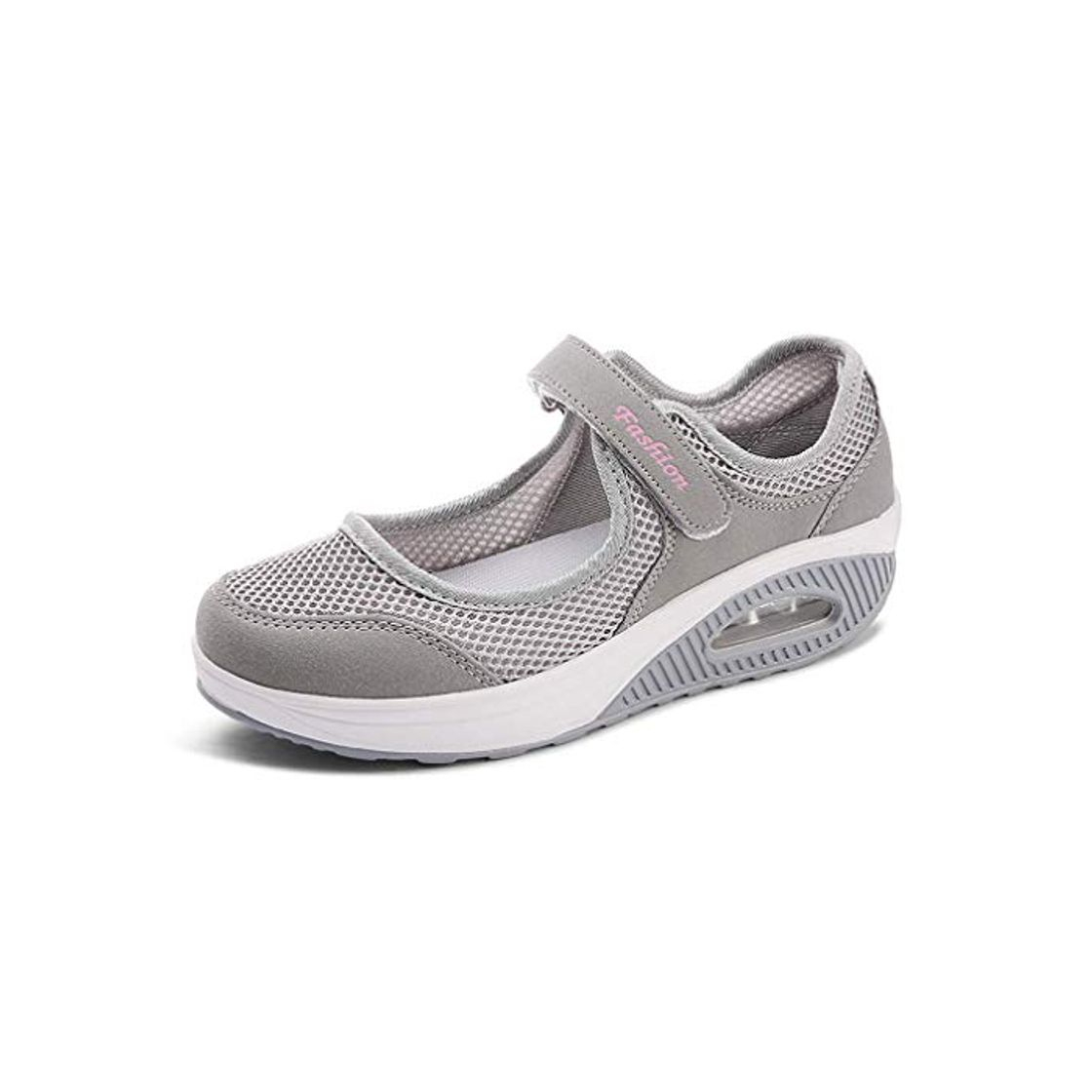 Fashion Sandalias para Mujer Malla Merceditas Plataforma Ligero Zapatillas Sneaker Mary Jane Casual