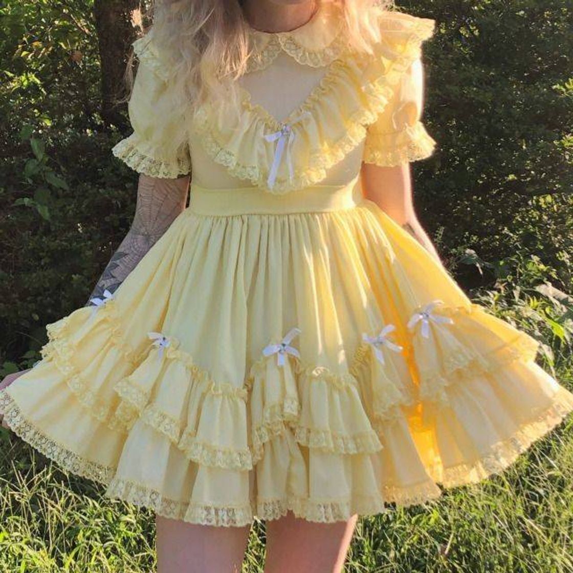Yellow dress