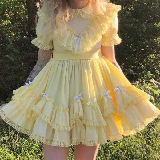 Yellow dress