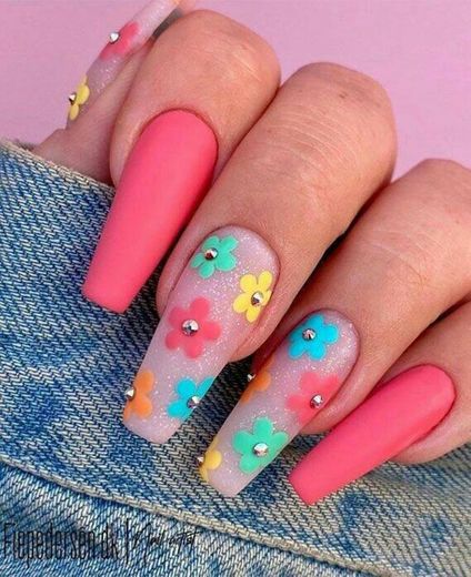Decorated Nails. 