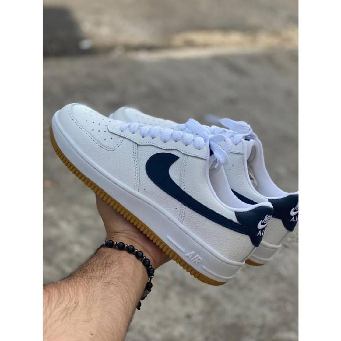 Fashion Tênis Masculino Nike Air Force Azul Marinho