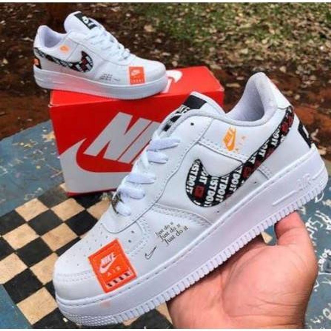 Moda TÊNIS NIKE AIR FORCE JUST DO IT SAPATÊNIS