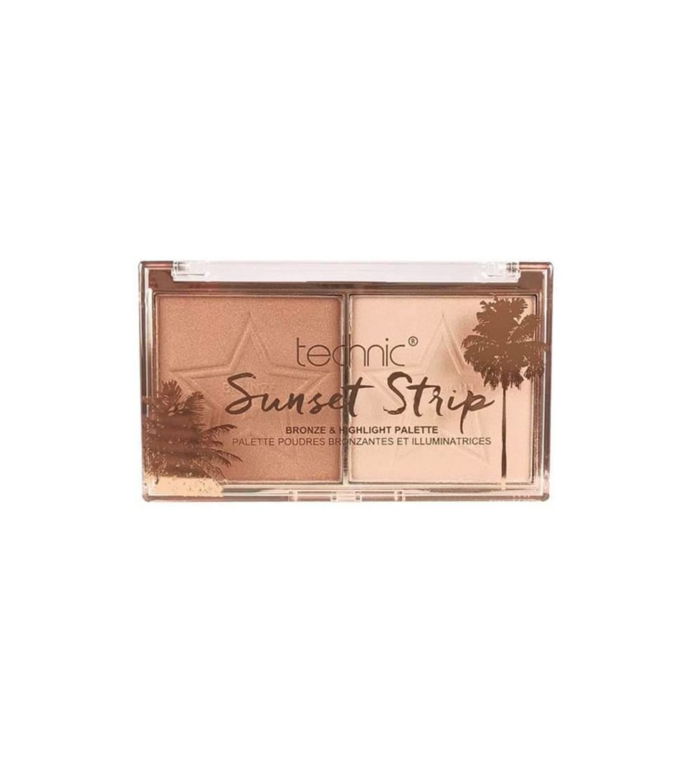 Social Paleta de bronzeador e iluminador Technic Cosmetics