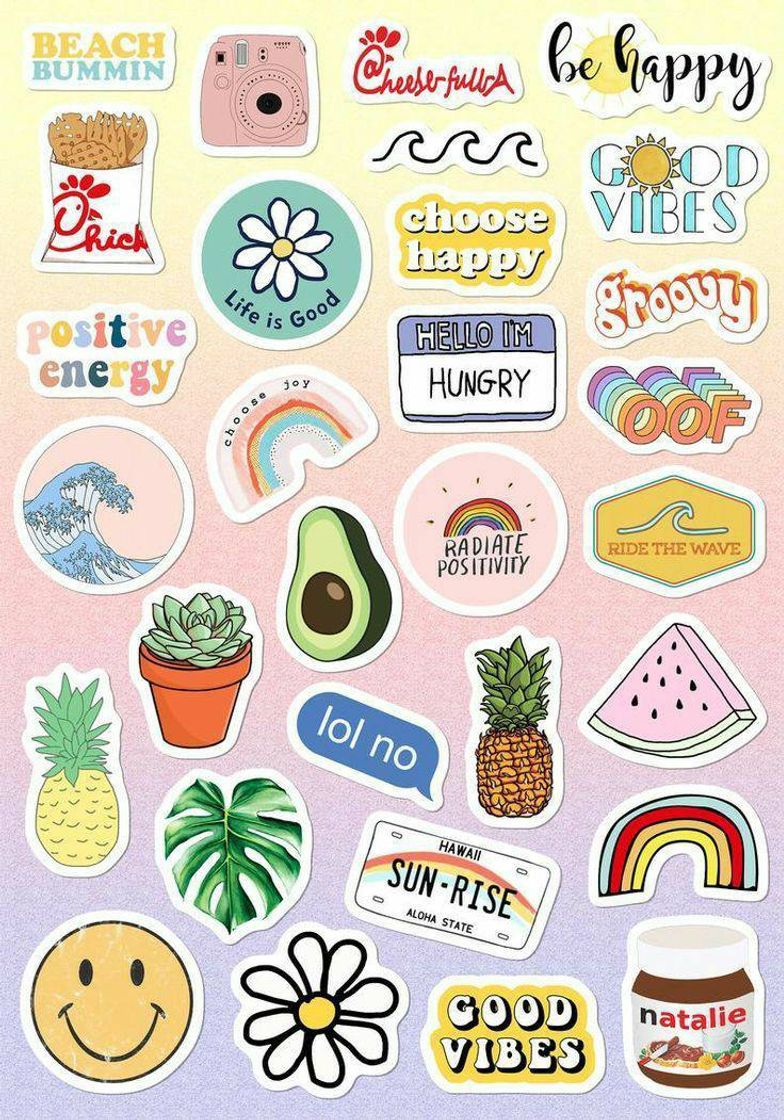 Social stickers