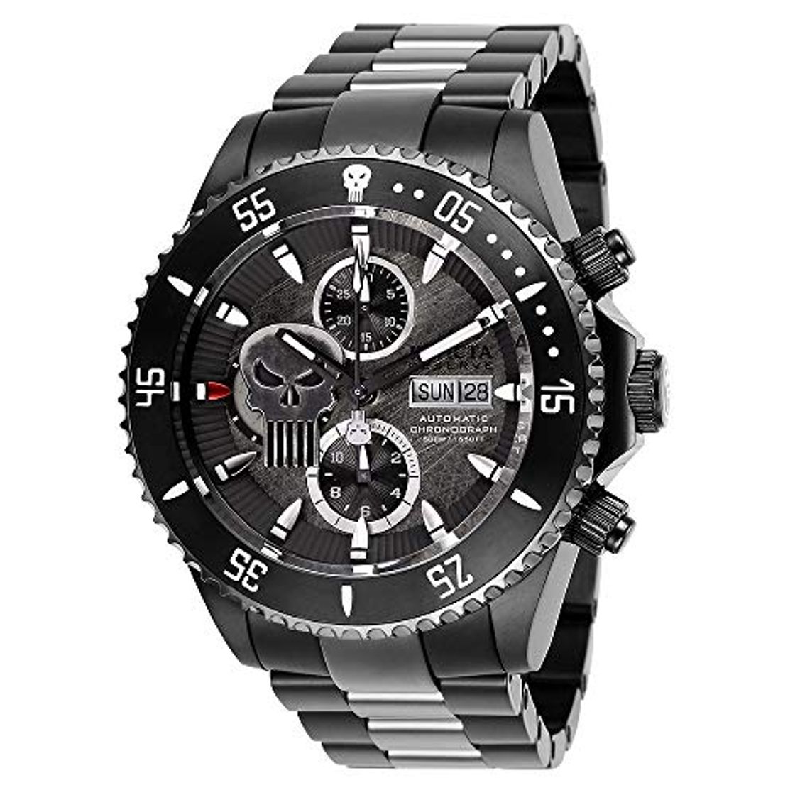 Moda Invicta Reserve 27161 Marvel Punisher Grand Diver edición limitada suizo automático SW500 cronógrafo reloj