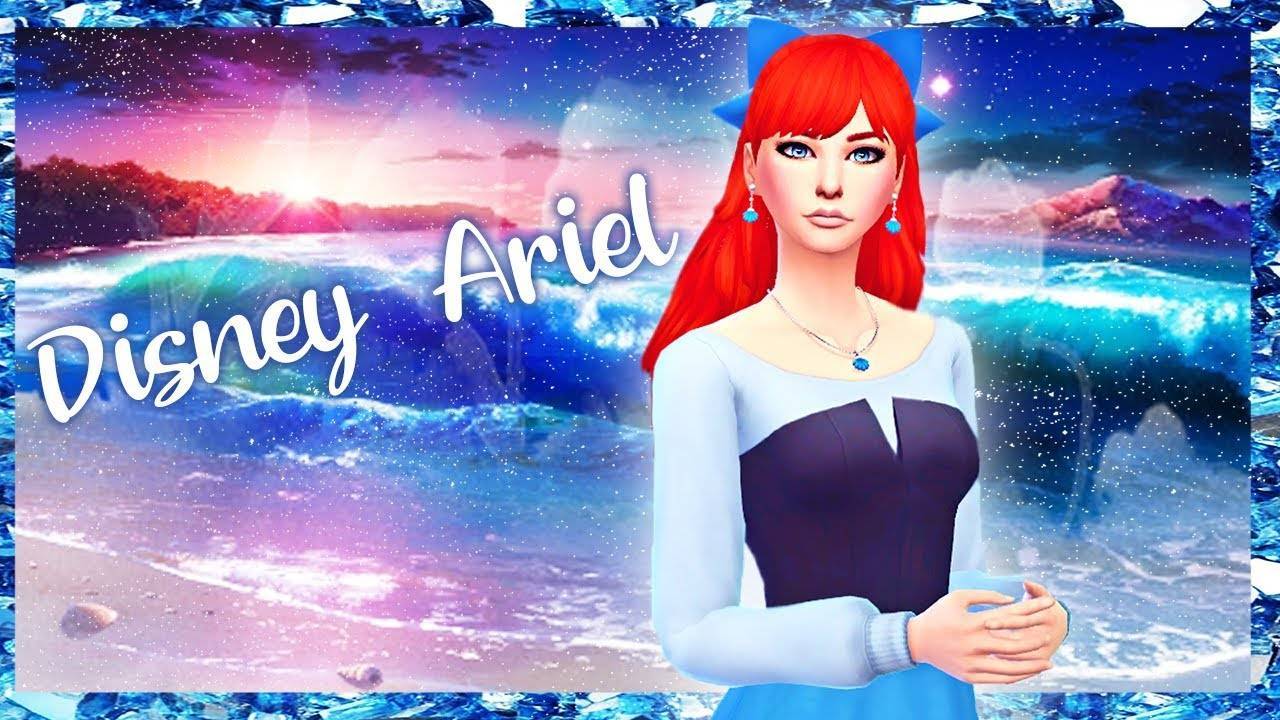 Moda Disney Ariel - Sims 4 🧜‍♀️👸