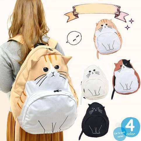 Harajuku CAT Backpack 🐱🎀