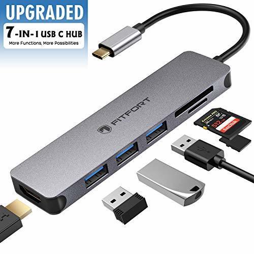 Social Hub USB C - 7 En 1 USB C Adaptador a HDMI