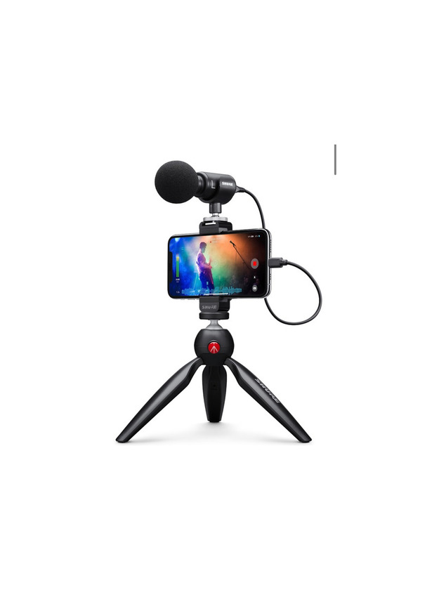 Productos Kit de vídeo shure MV 88+ com microfone de condensador 