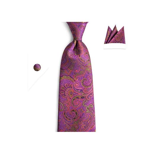 FDHFC Calidad De La Moda Corbata Delgada 8 Cm De Ancho Púrpura Rojo Gravata Seda Jacquard Corbatas Tejidas para Hombres Novio del Banquete De Boda