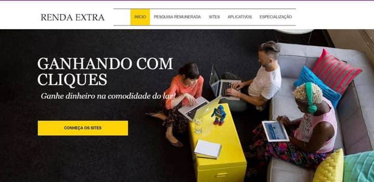 Fashion Ganhando com Cliques (Sites de Pesquisas)