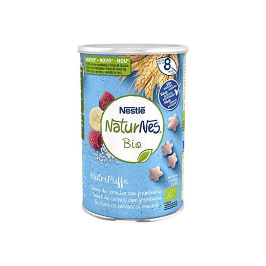 Nestlé Naturnes Bio Nutri Puffs Snack De Cereales Con Frambuesa