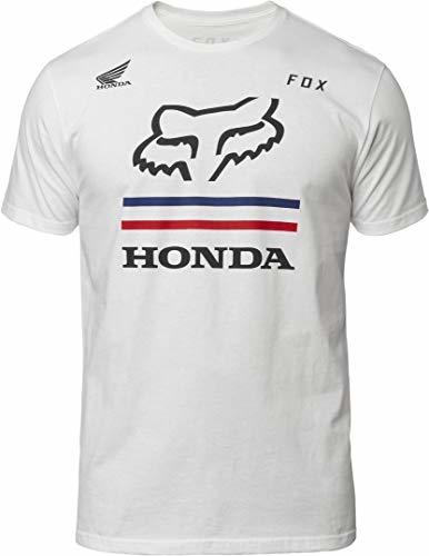 Social Fox Racing x Honda Men's Honda Premium Short Sleeve T Shirt White