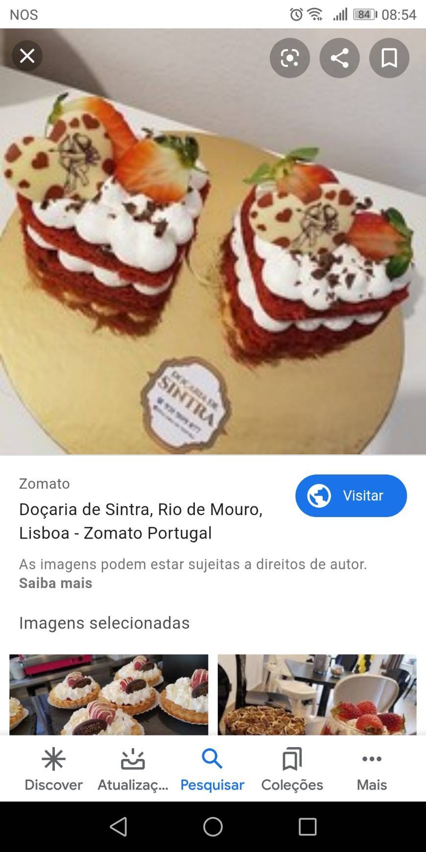 Restaurants Doçaria de Sintra | Lysa