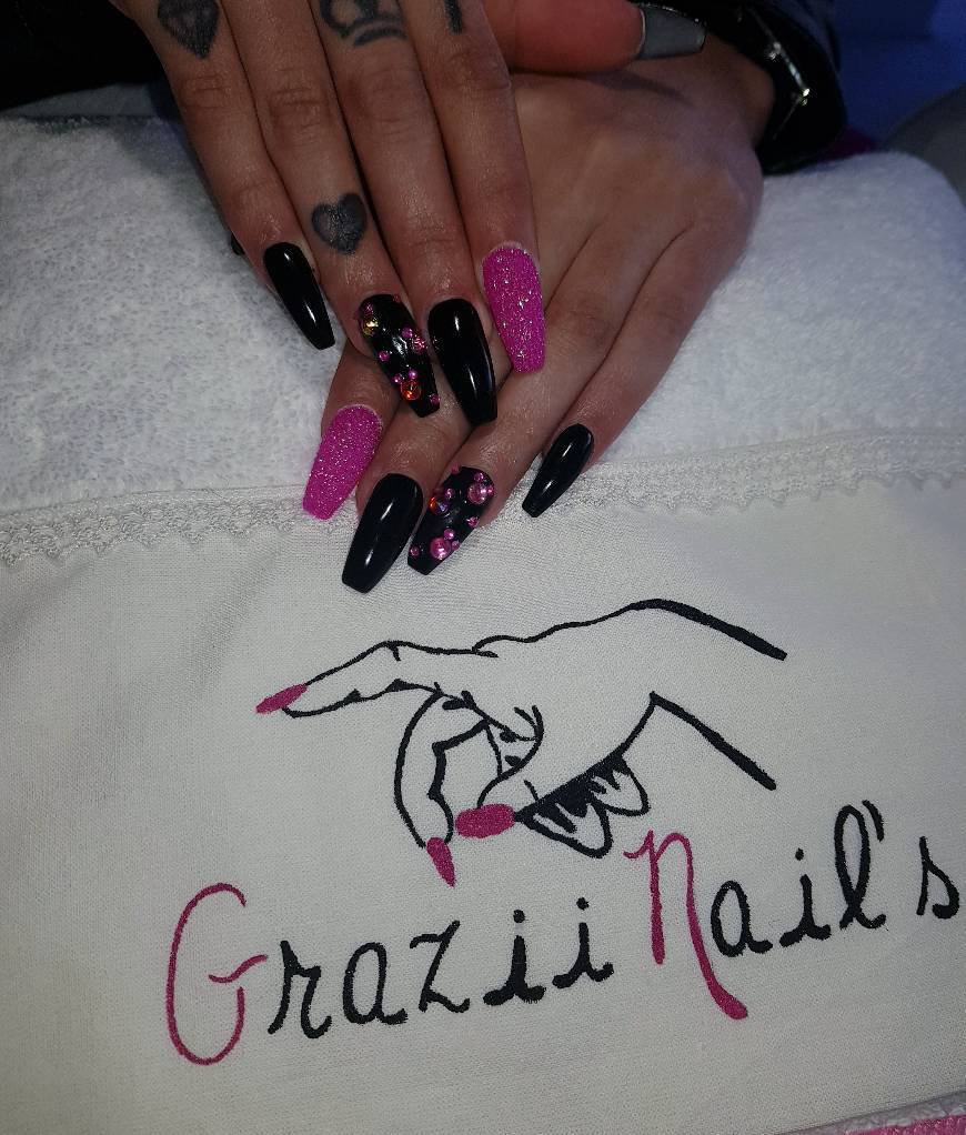 Black & pink