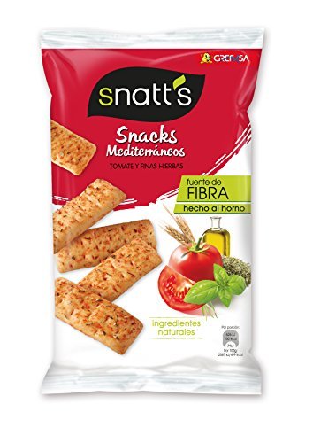 Snatt'S Snacks Mediterráneos con Tomate y Finas Hierbas