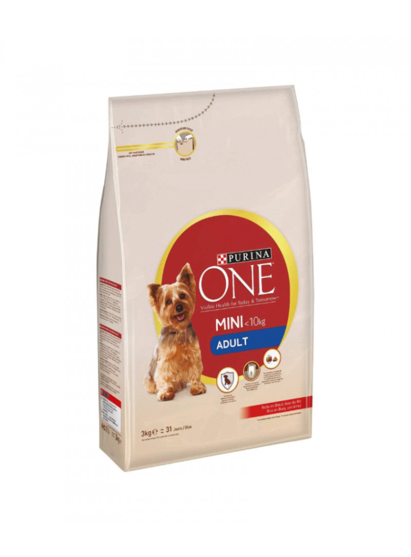 Producto PURINA ONE DOG MINI ADULT VACA

