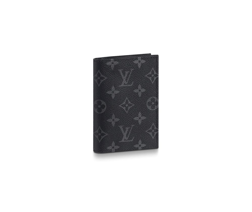 Social Funda de pasaporte Louis Vuitton estampado Monogram Eclipse