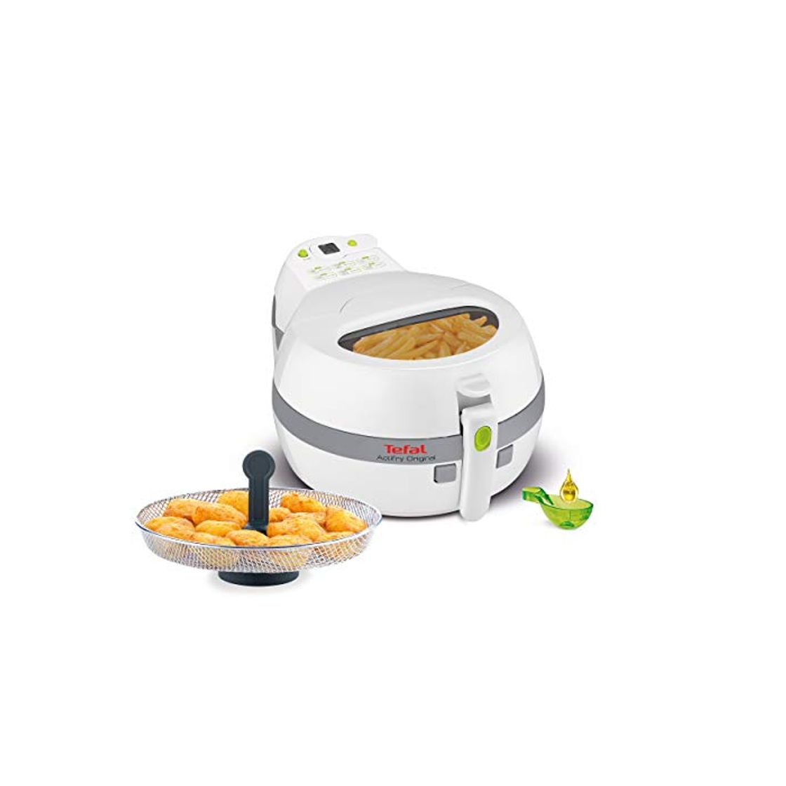 Producto Tefal FZ7110 Actifry freidora de aire caliente con accesorios para snacks, 1 kg, 1400 W,