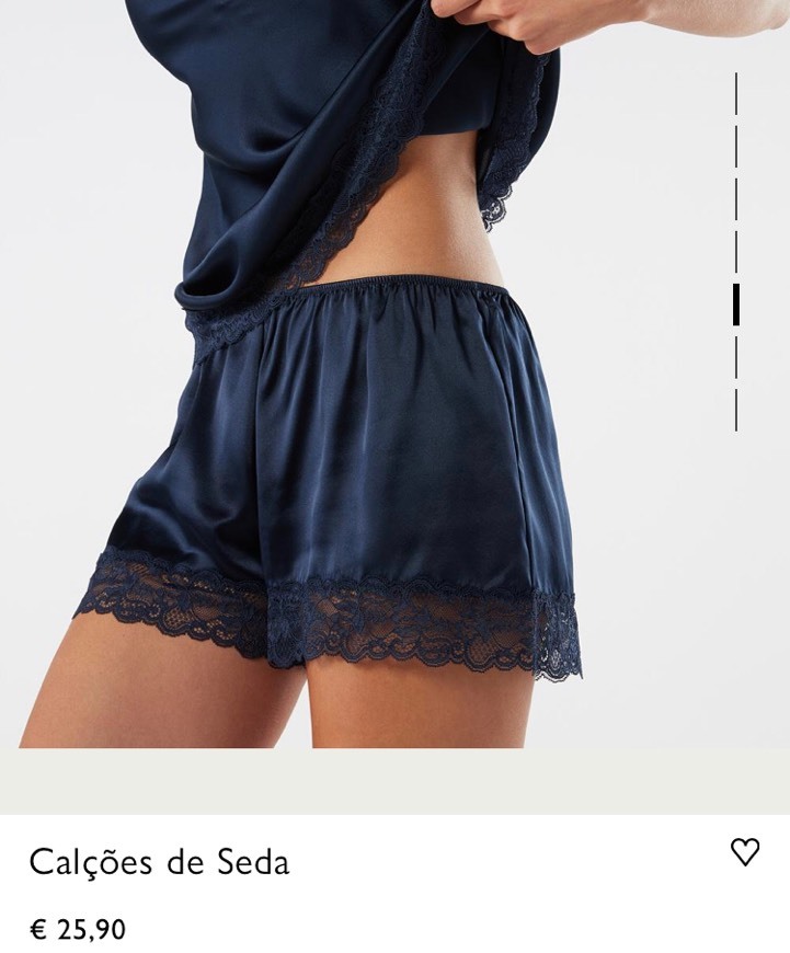 Product Calção de pijama de seda