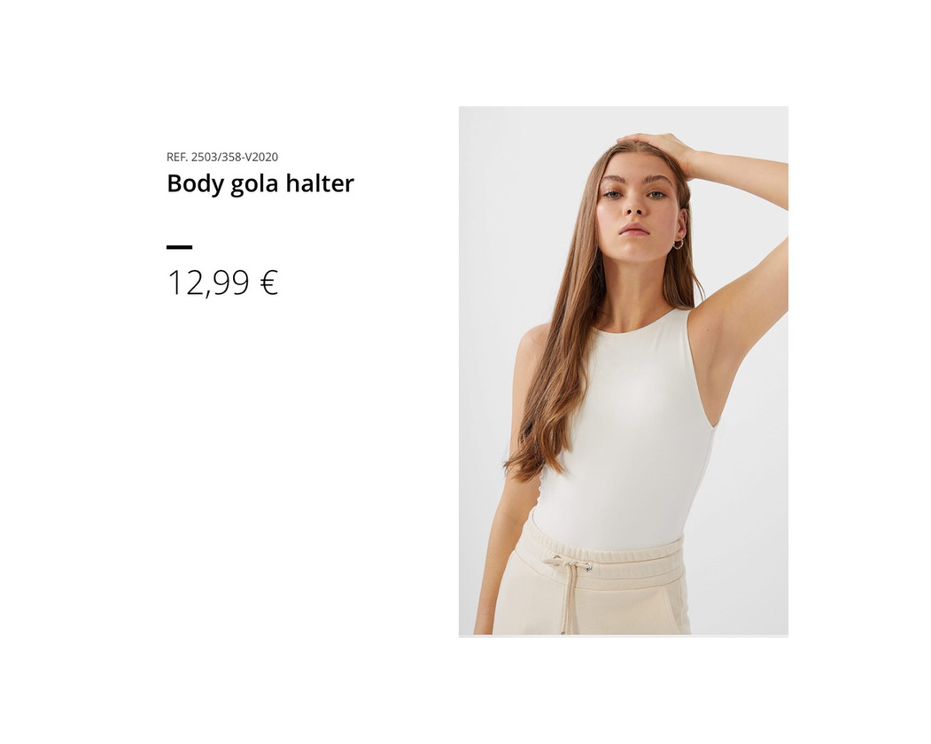 Producto Body gola halter