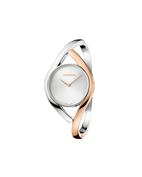 Fashion Calvin Klein Reloj Analógico para Mujer de Cuarzo con Correa en Acero