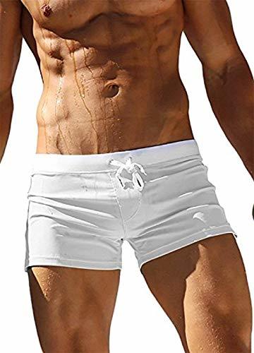 Moda Bañadores de natación, Pantalones Cortos de los Hombres de Secado rápido Playa