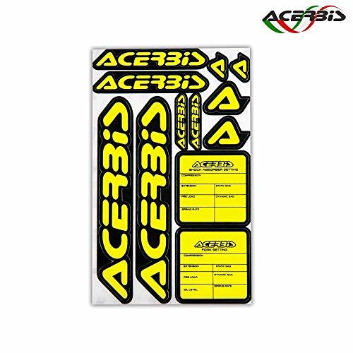 Place KIT DECAL LOGO ACERBIS NERO/GIALLO