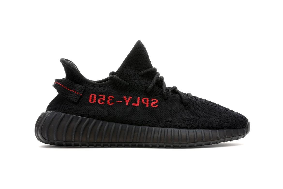 Moda Yeezy Black Red