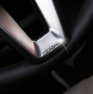 Social Adhesivo con texto de escudo de logotipo ideal para interior Mercedes-Benz «AMG»