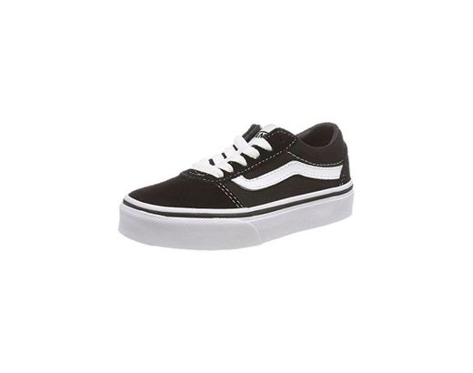 Vans Ward Suede/Canvas, Zapatillas Unisex Niños, Negro