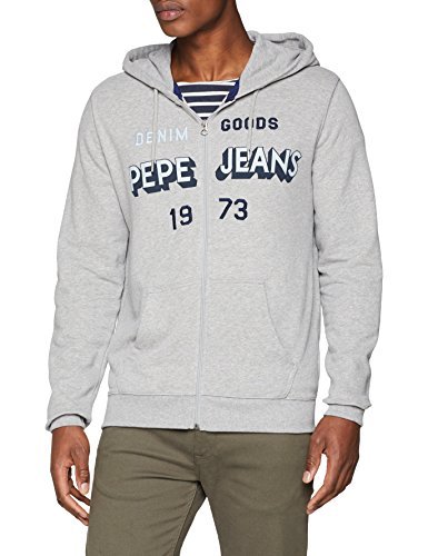 Lugares Pepe Jeans OCABA PM581495 Sudadera con Capucha, Gris